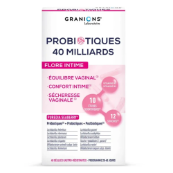 Granions Probióticos para la flora íntima, 40 cápsulas