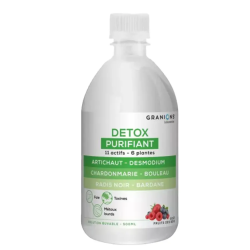 Granions Bebida adelgazante y detox de frutos rojos, 500 ml