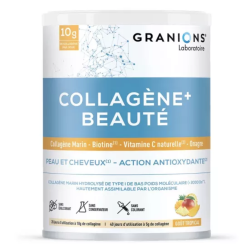 Granions Colágeno+ Belleza. Acción antioxidante para la piel y el cabello, sabor tropical - 220 g