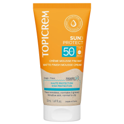 Topicrem Sun Protect Crema Espumosa de Acabado Mate SPF50 – 50 ml
