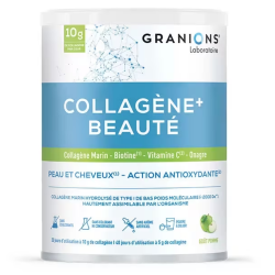 Granions Colágeno+ Belleza. Acción antioxidante para la piel y el cabello, sabor a manzana - 220 g