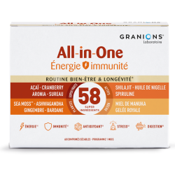Granions All In One Rutina de energía e inmunidad – 60 comprimidos