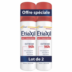 Etiaxil Antitranspirante en aerosol Extremo 96 h, 2 x 150 ml