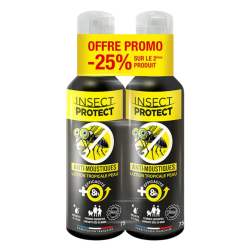 Insect Protect Loción antimosquitos tropical para la piel, 2 x 75 ml