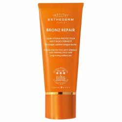 Esthederm Bronz Repair: Tratamiento protector antiarrugas y reafirmante, protección solar alta, 50 ml