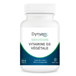 Dynveo Vitamina D3 vegetal vegana 2000 UI x 60 cápsulas