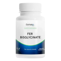 Dynveo Bisglicinato de hierro: energía y reducción de la fatiga - 60 cápsulas