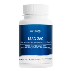 Dynveo Complejo Mag 360: malato, bisglicinato y treonato de magnesio - 120 cápsulas