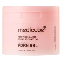 Medicube PDRN Pink Collagen Toning Gel Toner Pad x70