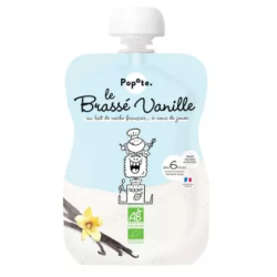Popote Gourde Le Brassé, puré de vainilla, a partir de los 6 meses, ecológico, 100 g