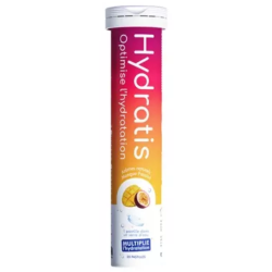 Hydratis Solución hidratante, 20 comprimidos efervescentes - Sabor: mango y maracuyá