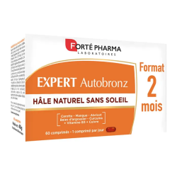 Forté Pharma Expert AutoBronz Bronceado natural sin sol, 60 comprimidos