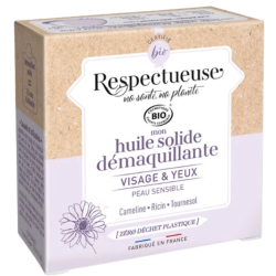Aceite desmaquillante sólido «Respectueuse», 15 g