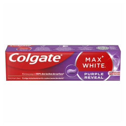 Pasta de dientes Colgate Max White violeta antimanchas, 75 ml