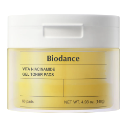 Biodance Vita Toallitas tonificantes con niacinamida, 60 unidades