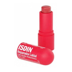 ISDIN Bálsamo labial reparador con ácido hialurónico 4 g - Color: Rojo