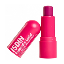 ISDIN Bálsamo labial reparador con ácido hialurónico 4 g - Color: rosa