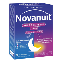 Novanuit – Noche Completa 1,9 mg de melatonina, 20 comprimidos