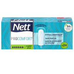 NETT – ProComfort® Tampones Super Plus x24 sin aplicador