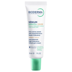 Bioderma Sébium Kerato+ COVER, gel-crema con color antiimperfecciones, 30 ml