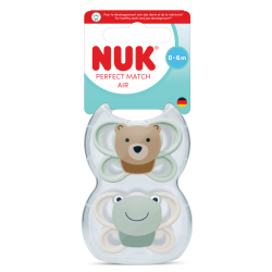 Nuk, paquete de chupetes 0-6 meses Perfect Match Air