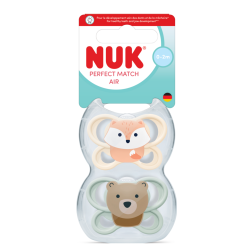 Nuk, paquete de chupetes 0/2 meses Perfect Match Air