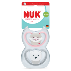 Nuk, paquete de chupetes de 18/36 meses Perfect Match Air