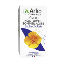 Arkopharma Arkogélules - Despertares nocturnos y sueño agitado - Eschscholtzia, 45 cápsulas