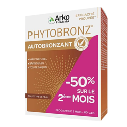 Arkopharma Phytobronz® Autobronceador, 60 cápsulas: 50 % de descuento en el segundo mes