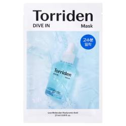 Torriden: Mascarilla de tela hidratante intensa con ácido hialurónico x1