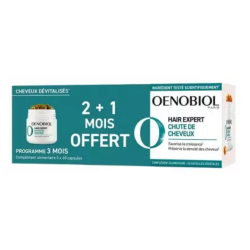 Oenobiol Hair Expert para la caída del cabello: 2 meses + 1 mes gratis