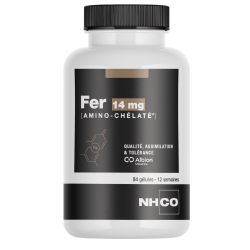 NHCO Hierro 14 mg quelado con aminoácidos – Fatiga y oxigenación 84 cápsulas