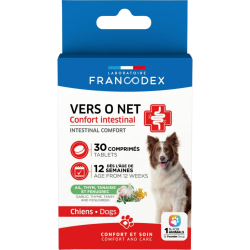 Francodex Vers O Net Confort Intestinal, 30 comprimidos
