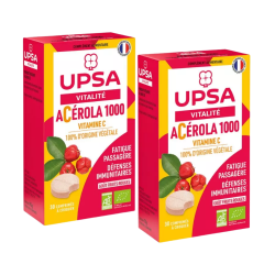 Upsa Acerola 1000 para masticar, paquete de 2