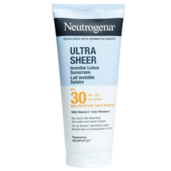 Neutrogena Ultra Sheer, leche solar invisible SPF 30