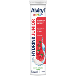 Alvityl Hydrink Junior Fresa, 20 comprimidos efervescentes