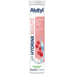Alvityl Hydrink Beauté Frambuesa, 20 comprimidos efervescentes