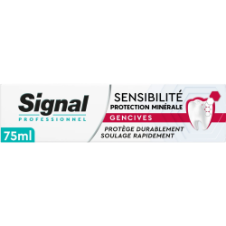 SIGNAL Pasta de dientes profesional para sensibilidad con protección mineral para las encías