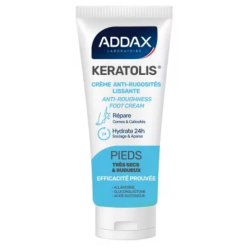 Addax Keratolis Crema alisadora contra las asperezas para pies muy secos y ásperos, 50 ml
