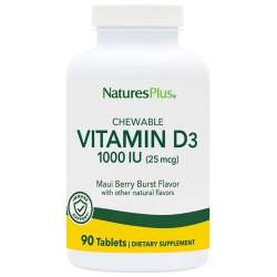 Natures Plus Vitamina D3 1000 UI, 90 comprimidos