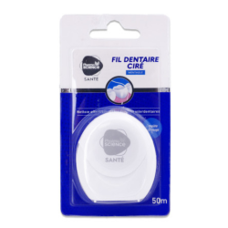 Pharmascience Hilo dental encerado con mentol, 50 m
