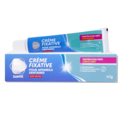 Pharmascience, crema fijadora para aparatos dentales, 45 g