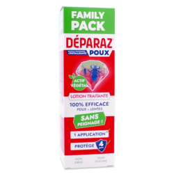 Deparaz PIOJOS - Loción de tratamiento familiar contra piojos y liendres, 200 ml
