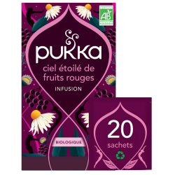Pukka Infusión «Cielo estrellado» de frutos rojos, 20 bolsitas