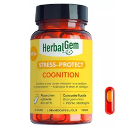 HerbalGem Stress Protect Cognition 30 gemmocápsulas