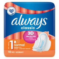 Always Clásico normal x10
