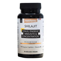 Nat & Form Shilajit, 90 cápsulas