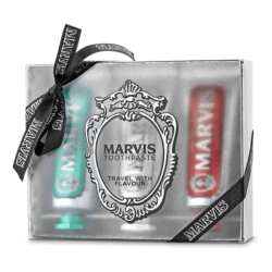Marvis, estuche de viaje con 3 dentífricos