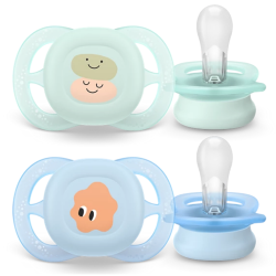 Avent Ultra Start, pack de 2 chupetes para 0-2 meses