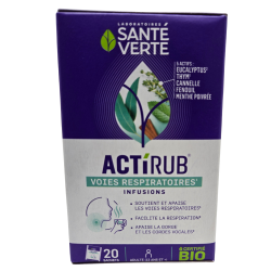 Sante Verte Actirub Vías Respiratorias Ecológicas, 20 sobres